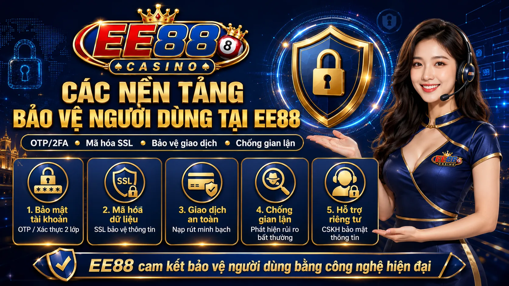 cách nhà cái ee88 bảo vệ người dùng